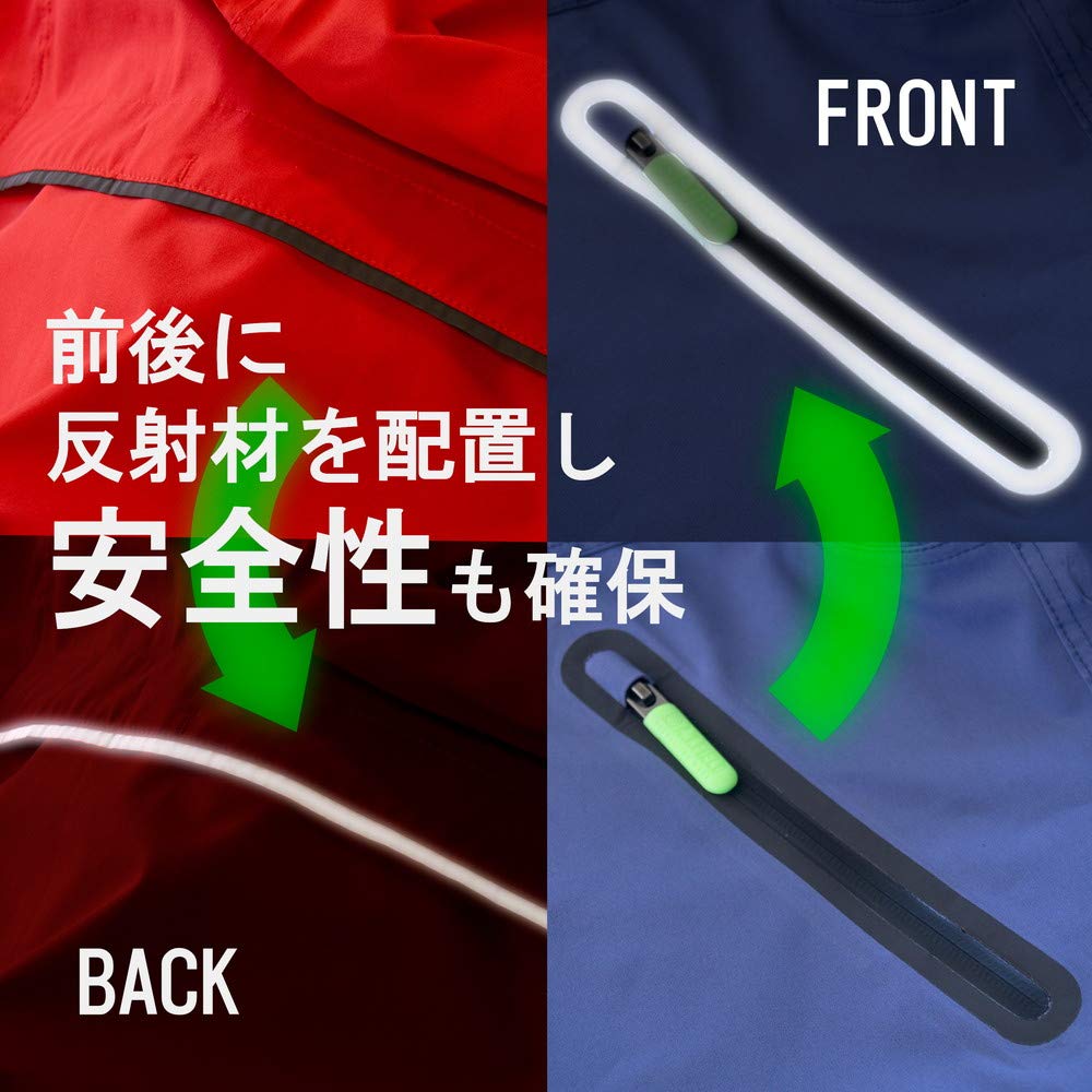 Azgrid A.T.FIELD ATF-02 / WATERPROOF RAIN JACKET, Red, 3L