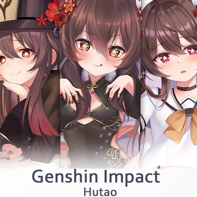 Hu Tao Cosplay Hugging Body Kissenbezug Genshin Impact Hutao Dakimakura Kissenbezug