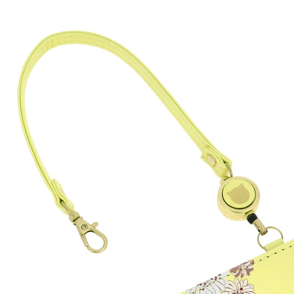 Marks Pass Case Paul & Jora Puppetry Chrysanthemum Lemon PAJ-PAC16-YE