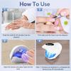 Usb Charging Nail Fungus Treatment Device-930Nm Infrared & 470Nm Blue Light Led Laser Onychomycosis Nail Care Phototherapy Lamp