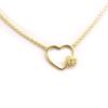 Altesse [K4533] - White Gold Plated 'Love' Necklace