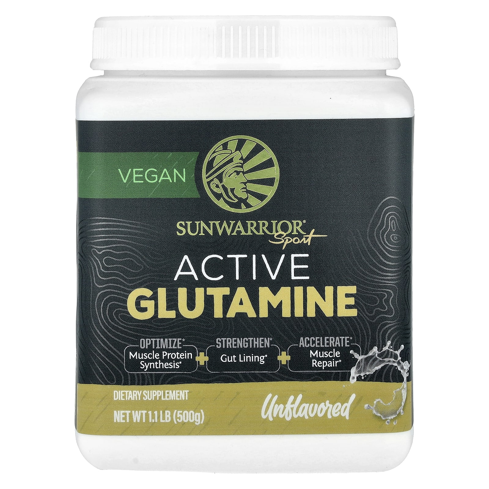 

Sport, Active Glutamine, Unflavored, 500G (1.1Lb)