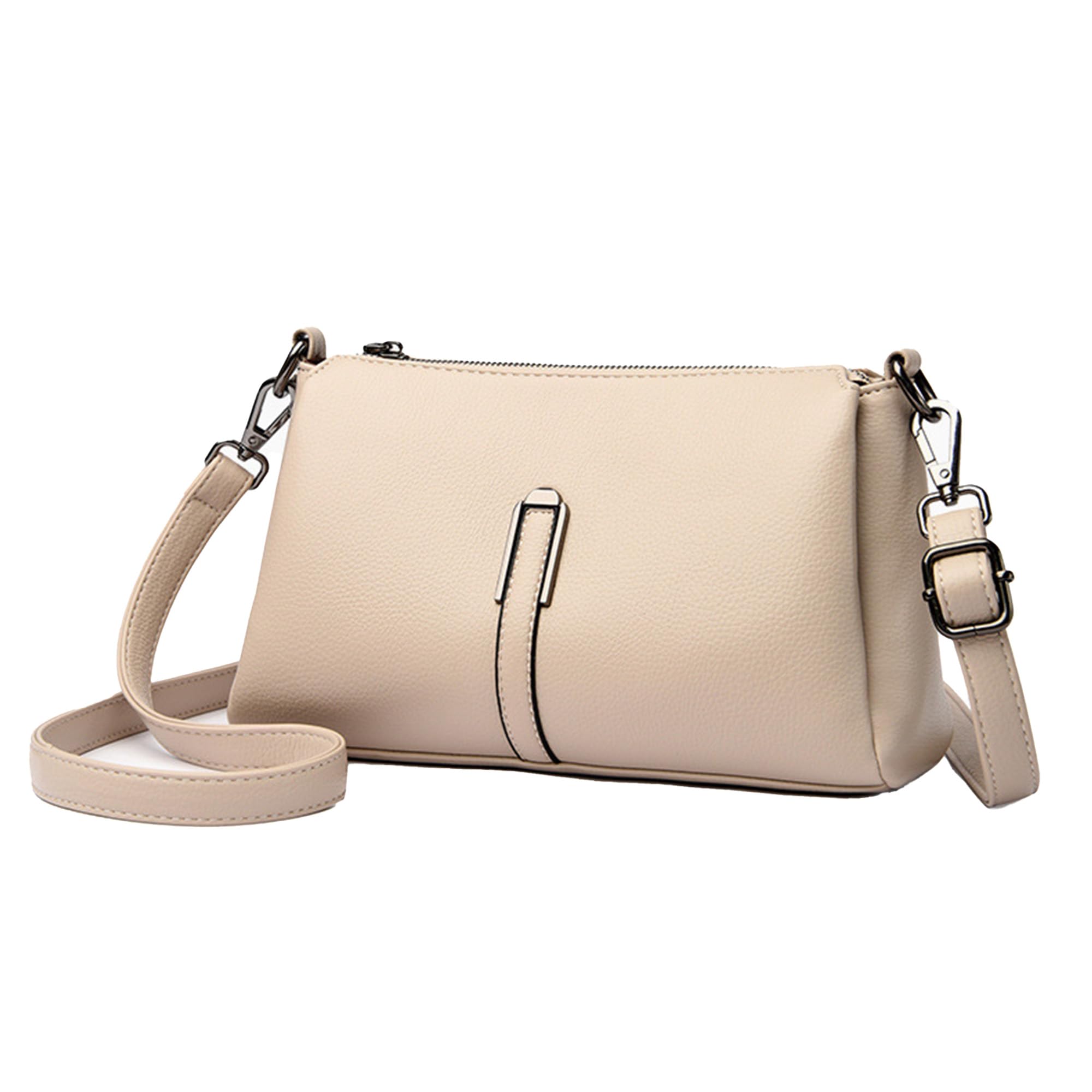 

Shoulder Bag Handbag for Large Crossbody Leather [Ne Right] Women, 2-way, Capacity, High-Looking, Bag, Simple, Casual, Crossbody, Shoulder, Handheld, бежевий