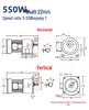 Integrated Gear Reducer Motor: 380V Horizontal, Small Variable Frequency, Low Speed, High Power, 220V Horizontal.