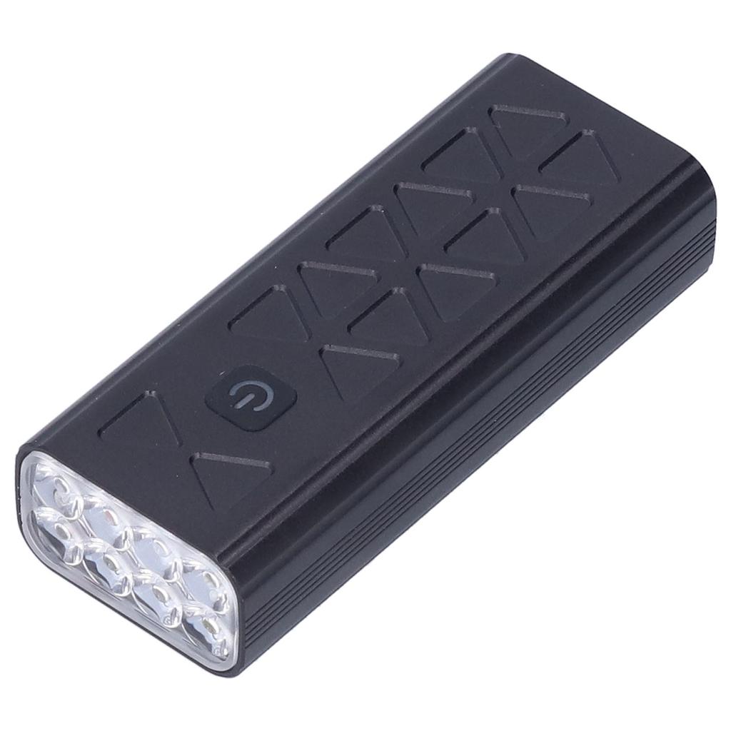 Fahrradscheinwerfer, wiederaufladbar, multifunktional, 5 Beleuchtungsmodi, 8 LEDs, 2-in-1-Fahrradlicht für Fahrrad