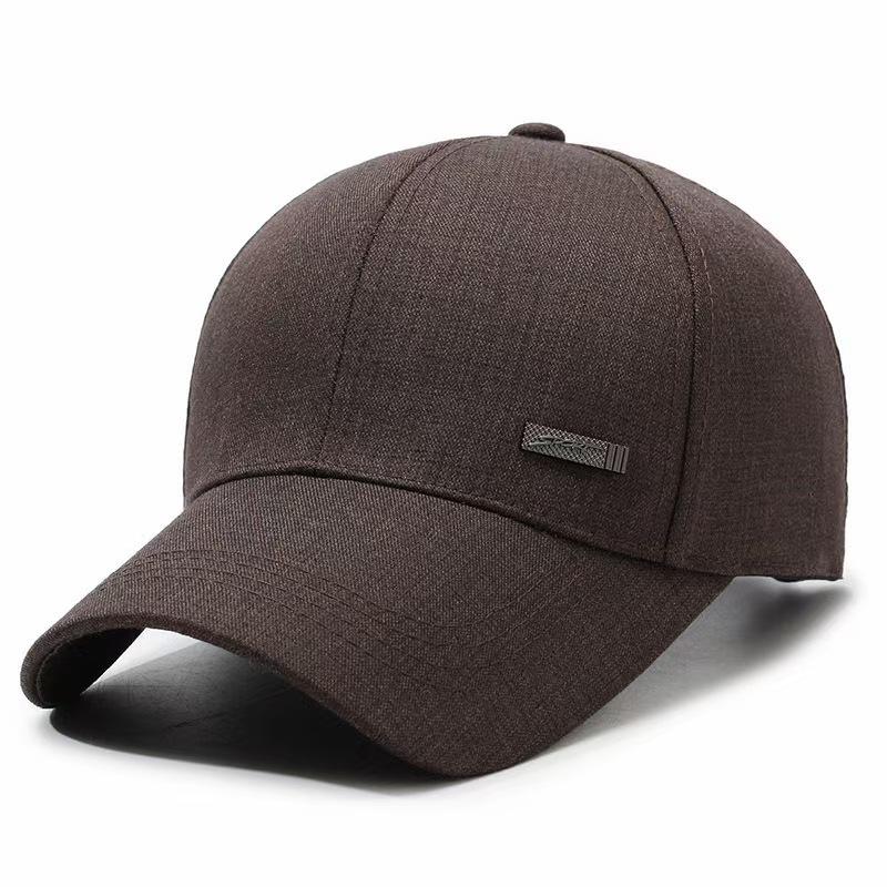Men's baseball cap - outdoor casual sports travel sun hat - visor cap for middle-aged and elderly