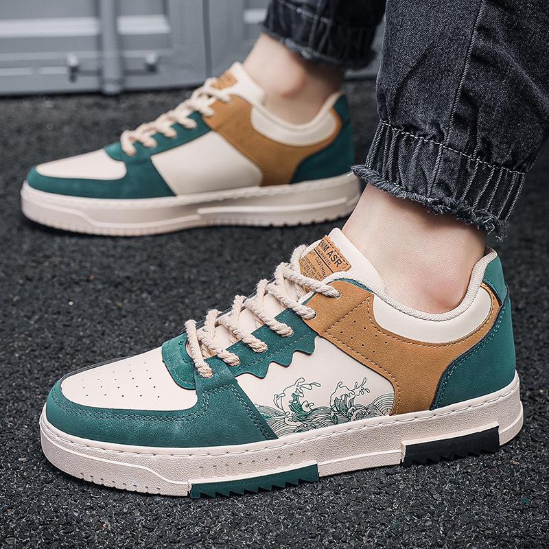 Atmungsaktive Freizeit-Sportschuhe für Herren – Stilvolle und jugendliche Flats für Frühling/Sommer