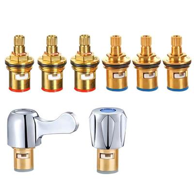 1Pcs Quick Opening Faucet Repair Accessories Switch Handle Easy Installation Faucet Valve Core Bathroom Fittings Copper