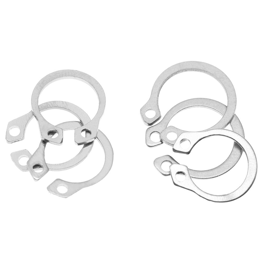 120pcs Stainless Steel Snap Retaining Ring Circlip Assortment Set 9mm   14mm with Box