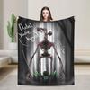 New Arrival Siren Head In Dark Forest Blanket Ultra-Soft Coral Fleece Plush  Comfortable Throw Blankets Machine Washable