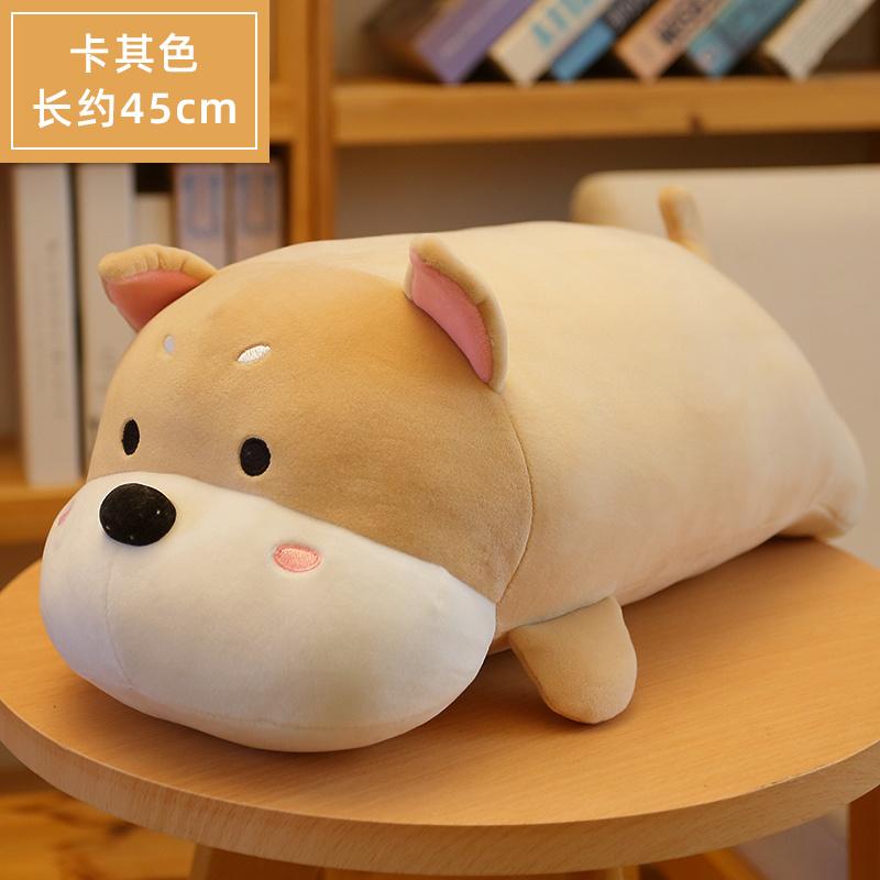New Squishy Dog Doll Plush Toy Stuffed Kawaii Brown Grey Shiba Inu Doggy Lying Soft Animal Cuddly Plushie Peluche Kid Man Gift