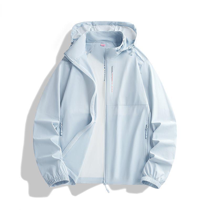 Ice Silk Sun Protection Jacket for Couples - Detachable, Cooling, UV Protection, Breathable