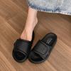 Fairy Wind One-word Thick-soled Slippers, Female Outer Wear Summer Skirt Heightening Cool Slippers