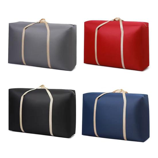 Duża Torba do Przechowywania z Gładkimi Podwójnymi Zamkami Wzmocnionymi Uchwytami Wodoodporna Włóknina Wielofunkcyjny Organizer do Przechowywania
