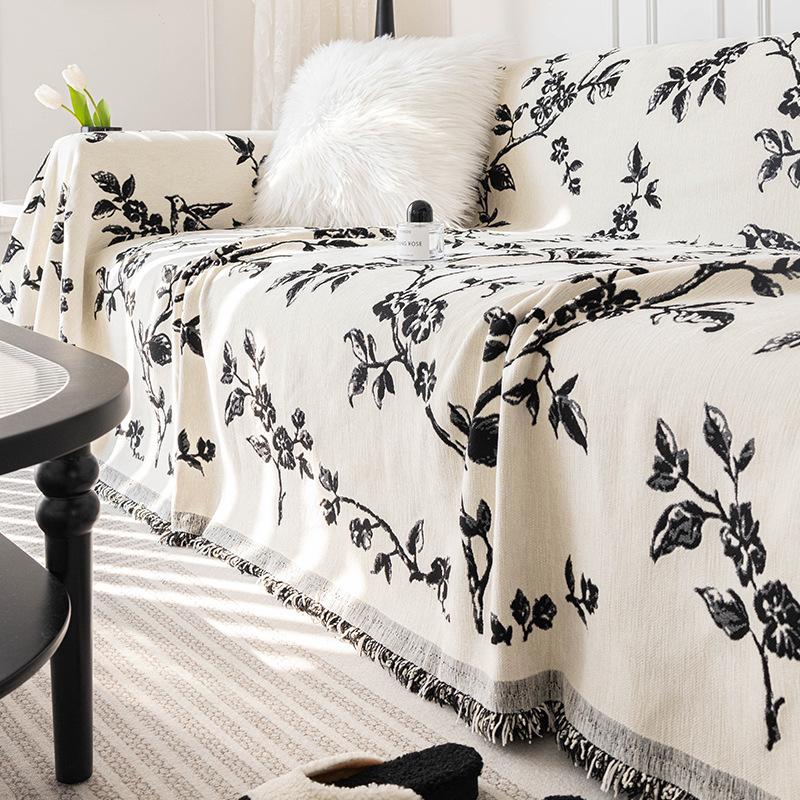French Chenille Sofa Cover Cloth Four Seasons Universal Dustproof Sofa Seat Cushions Non-Slip Sofa Cover
