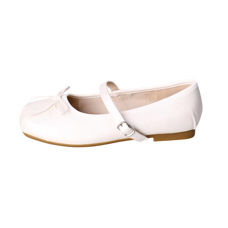 French small single shoes women's summer 2025 new bow light mouth gentle evening Mary Jane women's shoes