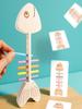 Montessori Color Matching Sensory Toys Wooden Balance Stick Fine Training Game Puzzle Toy For Boys Girls Birthday Christmas Gift