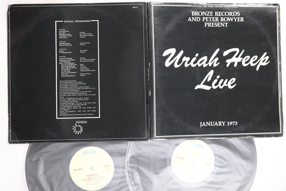 

LP Пластинка URIAH HEEP - Uriah Heep Live ISLD1 BRONZE 1973 UK Рок Б/У