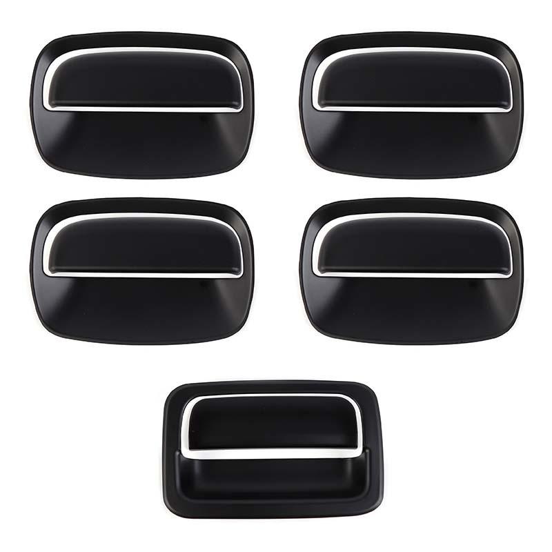 Car Door Tailgate Handle Shell Decoration Cover Stickers For Suzuki Jimny 2019 Up Exterior Accessories