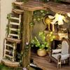 Wooden Mini DIY Doll house Kit For Making And Assembling Room Toys Home Bedroom Decorations With Furniture Dollhouse