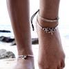 Bohemian Multi Layer Rune Starfish Women's Anklet Foot Bracelet Barefoot Sandals Chain Strap Beach A