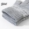 Wind Resistant Thermal Gloves for Outdoor Activities Knit Gloves Thickened Velvet Lining And Elastic Ribbed Cuffs Sports Skiing Extreme Cold