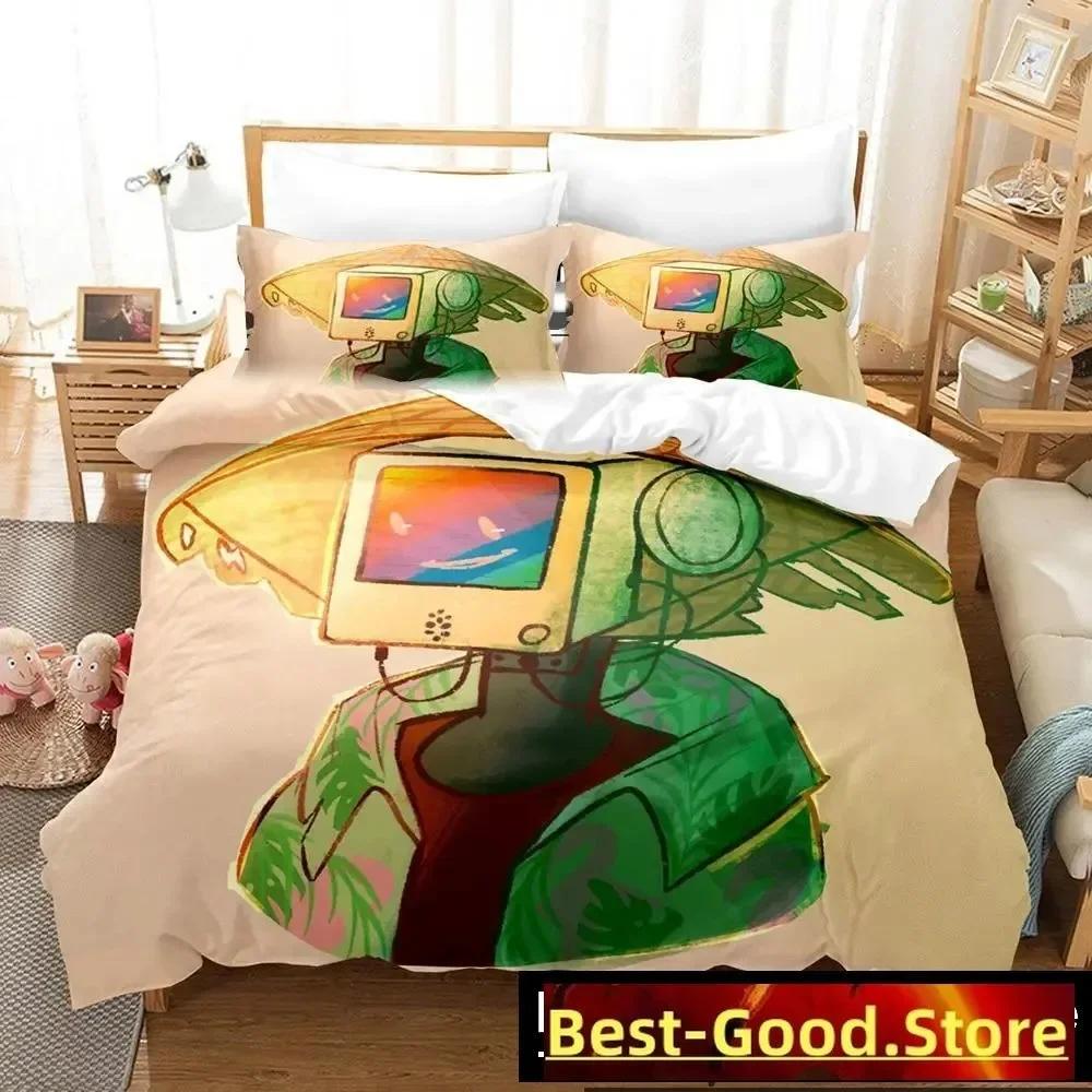 Fashion Stray Game Cat Momo Bedding Set Printed Bed Set With Pillowcase Bed Duvet Cover Soft Single Double Queen Super King Size