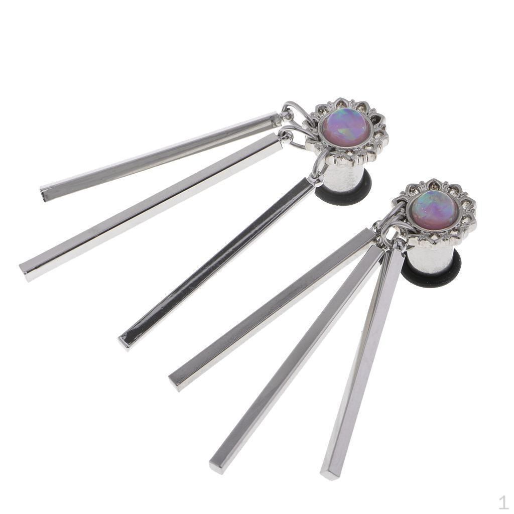 00g Tassel Dangle Ear Tunnels Gauges Stretchers Expander