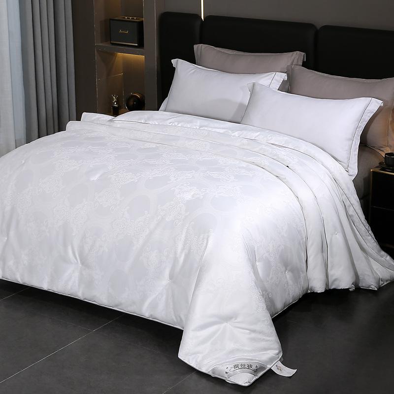 European Handmade Custom Mulberry Silk Quilt: One-Piece, Two-in-One Design for All Seasons
