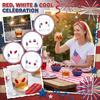 This American Independence Day Cup Is Crafted From , High-quality Glass, Perfect For Everyday Use And Festive Celebrations.