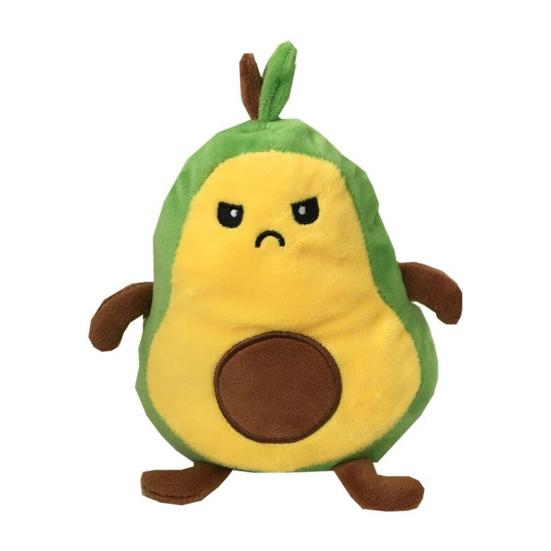 

Plush Toy Cartoon Animal Design Decoration Soft Double-Sided Avocado Stuffed Doll Toy for Children зелёный