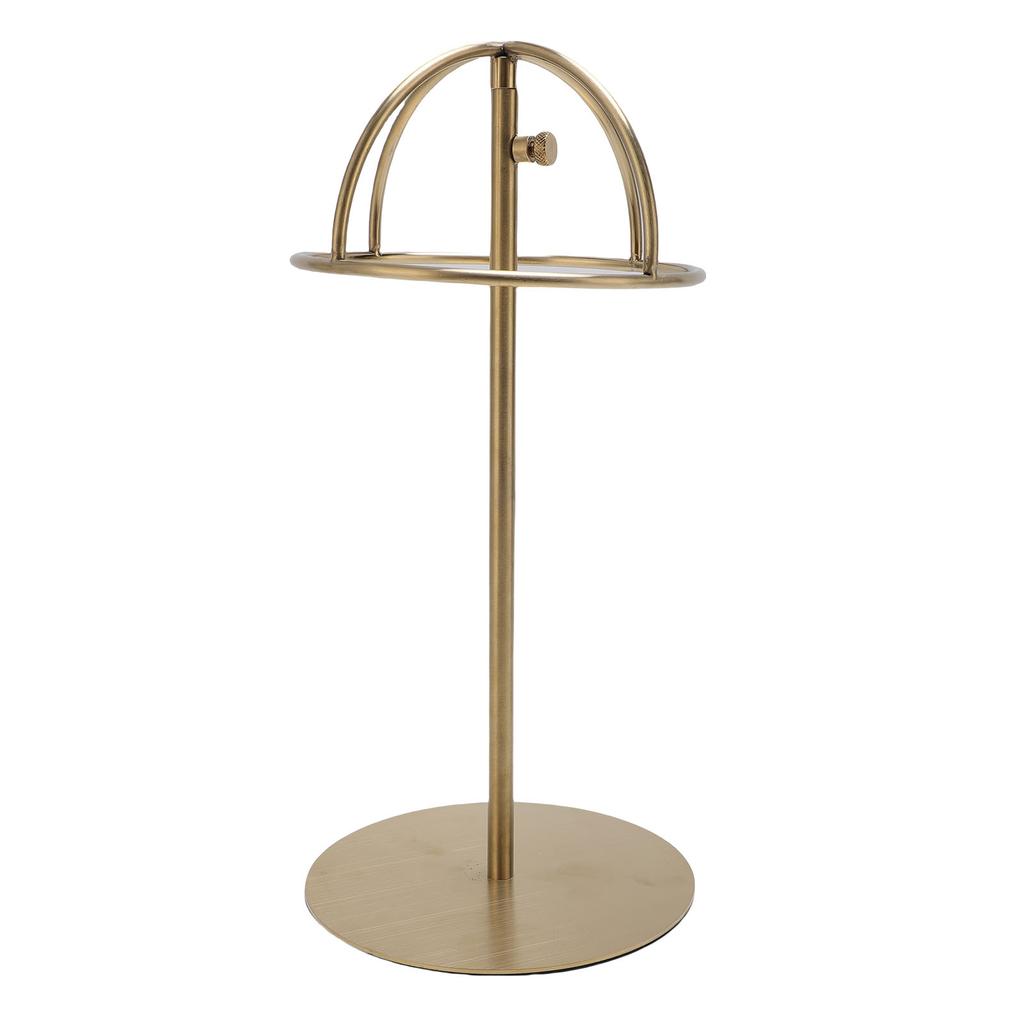 Tabletop Hat Stand Height   Metal Hollow Three Dimensional Hat Display Rack for Beach Hat Cowboy Hat Winter Hat
