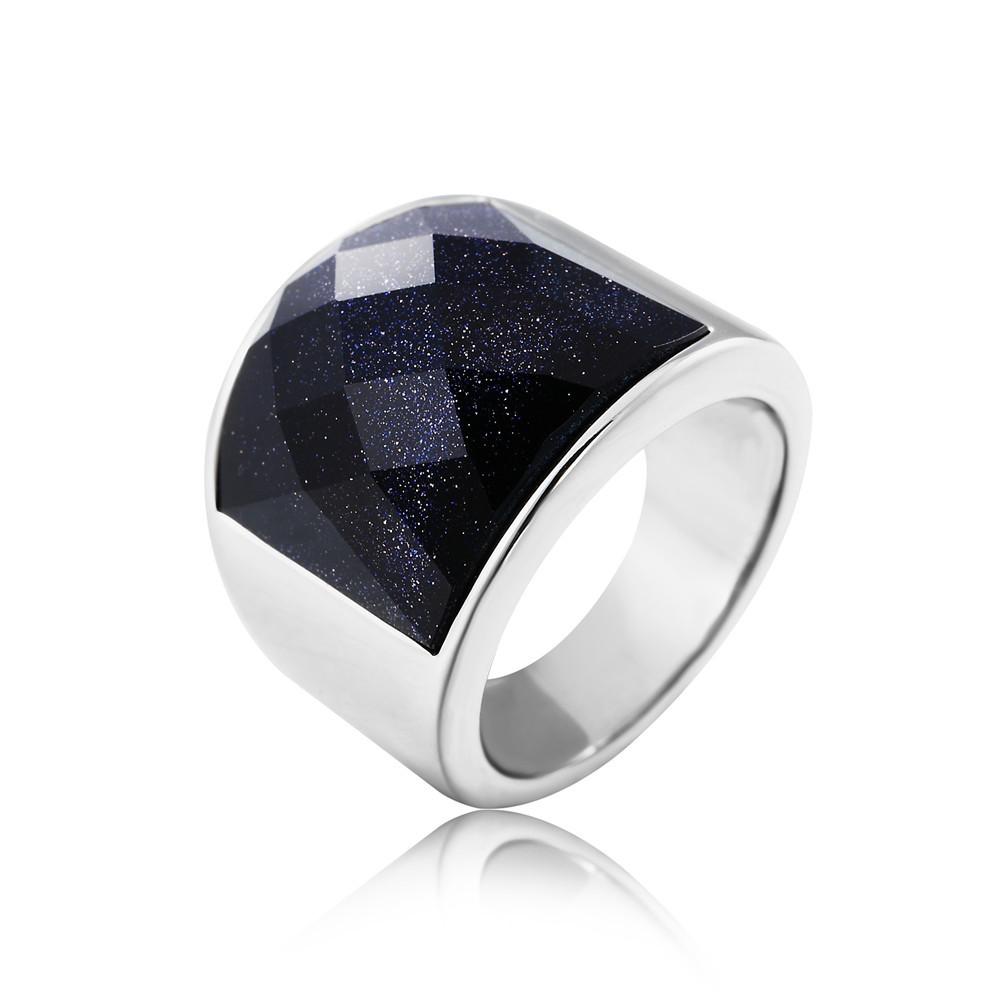 Minimalist Men's Gemstone Rings, Fashionable Trendy Men's Fashion Accessories