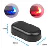 LED Flashing Lights Car Fake Security Light Solar Powered Simulated Dummy Alarm Wireless Warning Anti-Theft Caution Lamp