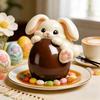 Flexible Silicone Mousse Cake Molds Rabbit Eggs Shaped Shape Chocolate Baking Mould Bakeware for Parties and Celebration