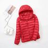 2025 Winter Korean Style Ultra-Light Women's Hooded Down Jacket - Short Slim Plus Size Coat