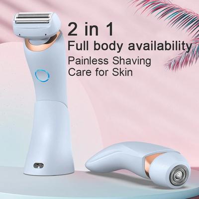 Painless Hair Removal Epilator USB Rechargeable Trimmer Women Body Razor Face Leg Armpit Bikini Hand Pubic Shaver Hair Remover
