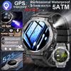 New Outdoor Sports Smart Watch Men For T-REX3 5 ATM Waterproof GPS Motion Track Heart Rate HD Bluetooth Call UV Light SmartWatch