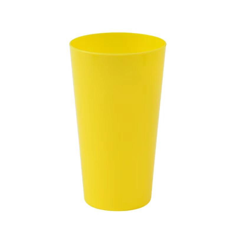 8PCS 18OZ Plastic Cups Tumbler Reusable Cup Free BPA Pint Glass for Beer Party or Home Bar Choose Your Color from 9 Colors