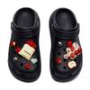 Crocs Crush Clog Bubble Jellyfish Appleland EVA Sweet and Cool Personality Hole Shoes Unisex Black and Red