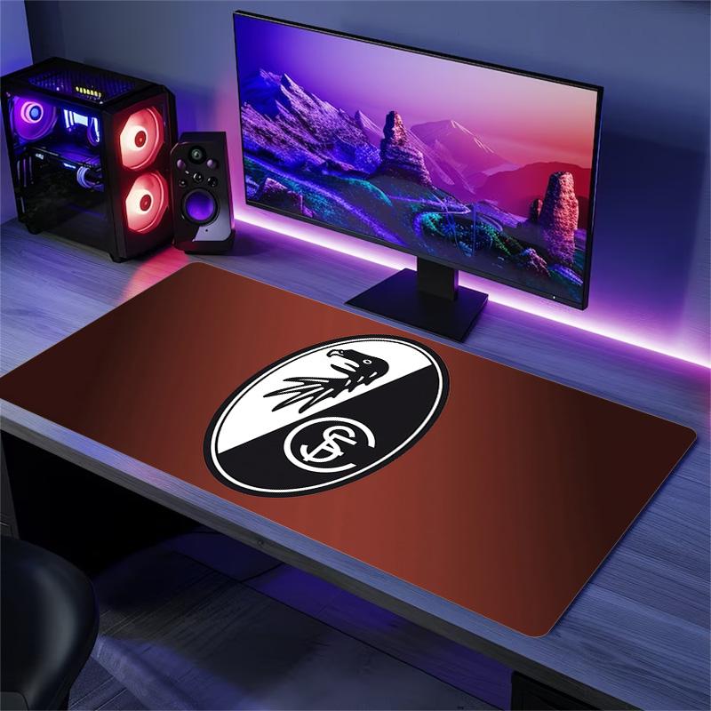 SC Freiburg Print Cushion Non-slip Laptop Tablet Big Mousepad XXL Mat Mini PC Playmat With Lock edge
