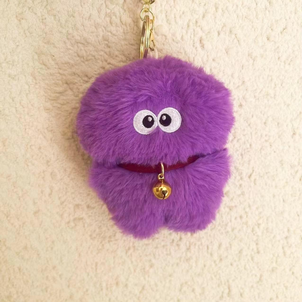 

Плюшевый брелок 1 шт., брелок в виде куклы-монстра из мультфильма, подвесные сувениры, сумки, чехлы для мобильных телефонов, подвесные украшения, подарок на день рождения жёлтый