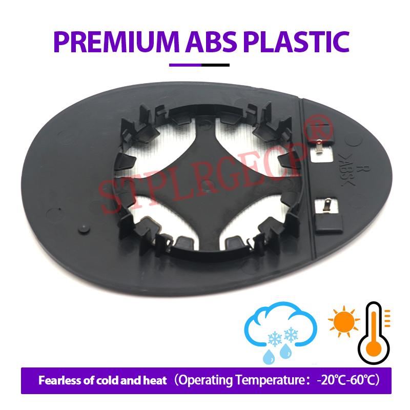 1 PC Heated Auto Left Right Door Wing Side Mirror Glass Car-styling Rear View Lens for MINI Cooper R55 R56 R57 R58 R59 2007-2015
