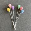 Hand-Knitted Yarn Balloon Props: Colorful Children's Toys & Creative Ornaments