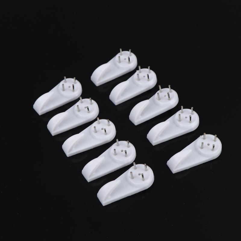 10Pcs No Trace Picture Frame Nail Hook Kit Heavy Duty Seamless for Home Wall Art Clock Poster Decor Hanging Installation