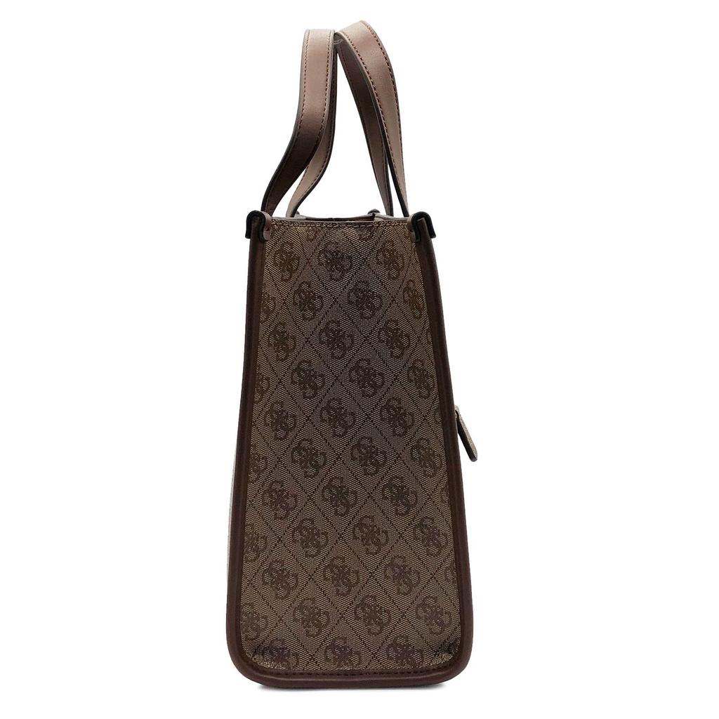 Handtasche SB866522 SILVANA LATTE [GUESS] Damen LOGO/BRAUN [Gebraucht]