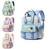 Unisex Kids School Bag With Solid Color Pattern And Reinforced Stitching For Early Education
