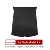 For Tesla Model 3/Y/3+ Car Front Rear Trunk Mat Pad Storage Box Non-slip Mats Dust-proof Flocking Fabric 2017-2024 Accessories