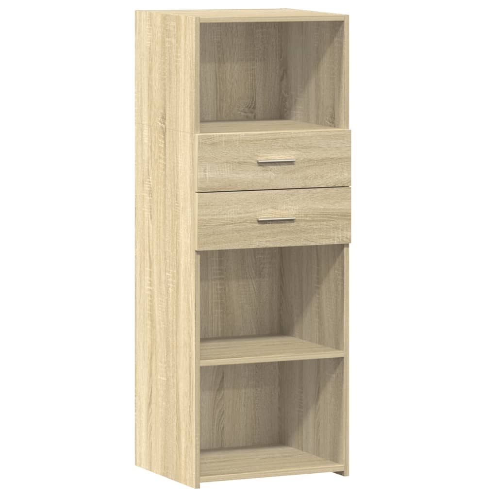 Highboard in Sonoma Oak Finish 45 x 42.5 x 124 cm Engineered Wood