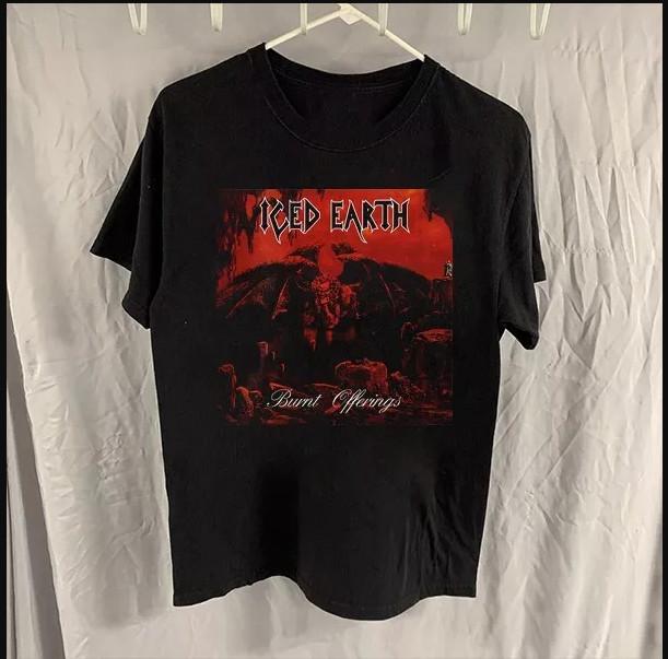 

Iced Earth Burnt Offerings Gift For Fans Unisex Tshirt size S5XL Unisex T-Shirt M